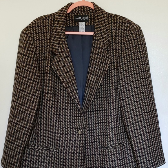 Sag Harbor Jackets & Blazers - SAG HARBOR WOOL BLEND BLAZER SIZE 20